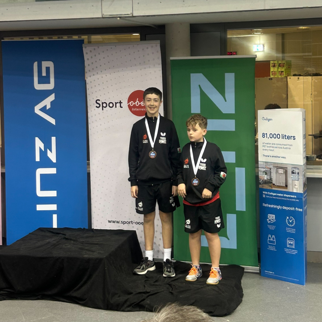 Table Tennis Wales athletes put in brilliant performances at the AG Linz 2026 in April.